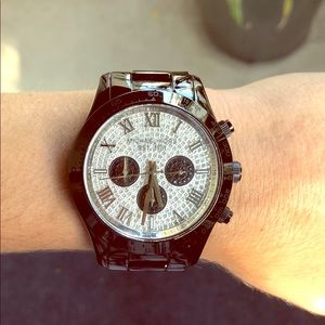 Black Michael Kors watch - perfect condition!